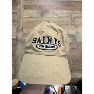 New Orleans Saints NFL Hat Cap Strap Reebok Tan Adult